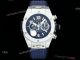 Super clone Hublot Big Bang 7750 chronograph silver bezel blue dial (1)_th.jpg